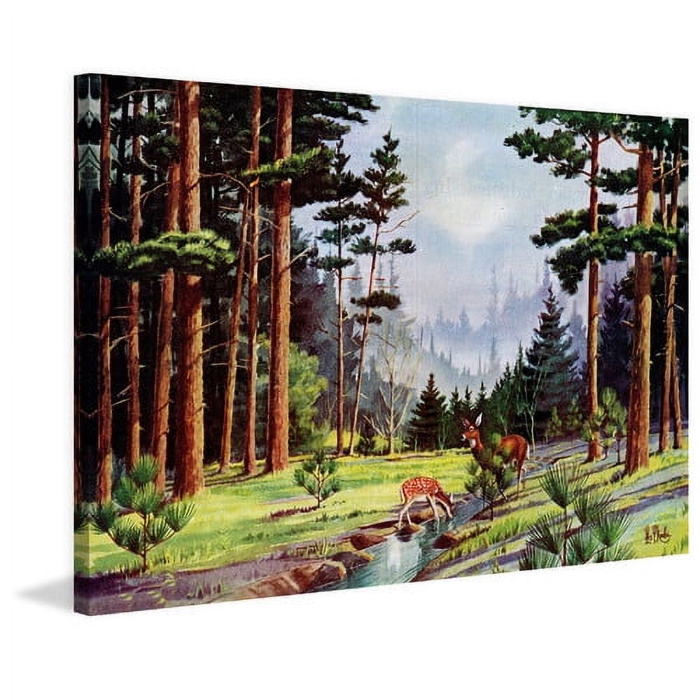"Minnesota Woods" Painting Print on Wrapped Canvas