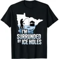 thumbnail image 1 of Minnesota ice Fishing T-Shirt, 1 of 6
