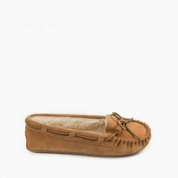 Minnetonka Women's Cally Hardsole Moccasin, Cinnamon 11