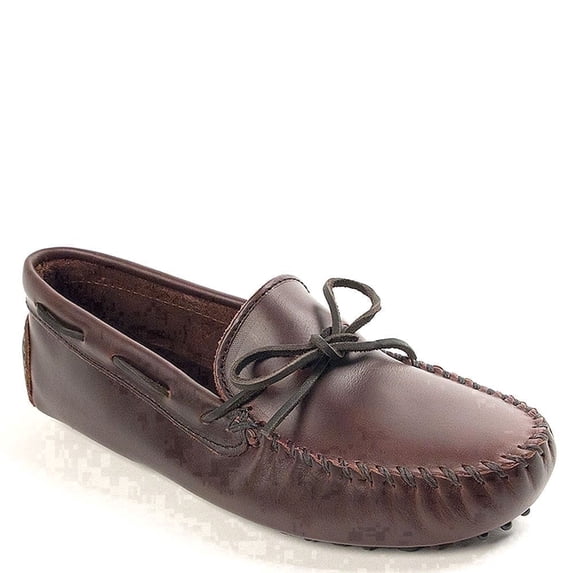 Minnetonka Men's Original Cowhide Driving Moccasin,Brown,12 M US