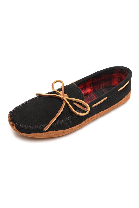Men's Double Bottom Fleece Hardsole Moccasin