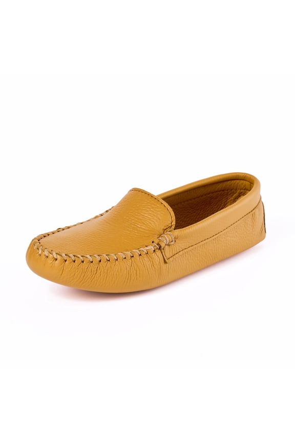 Men's Double Deerskin Venetian, Natural, Size 11