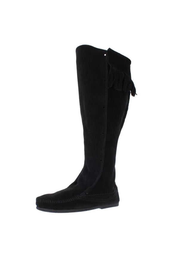Men's Front Lace Knee Hi Boot, Black, 13