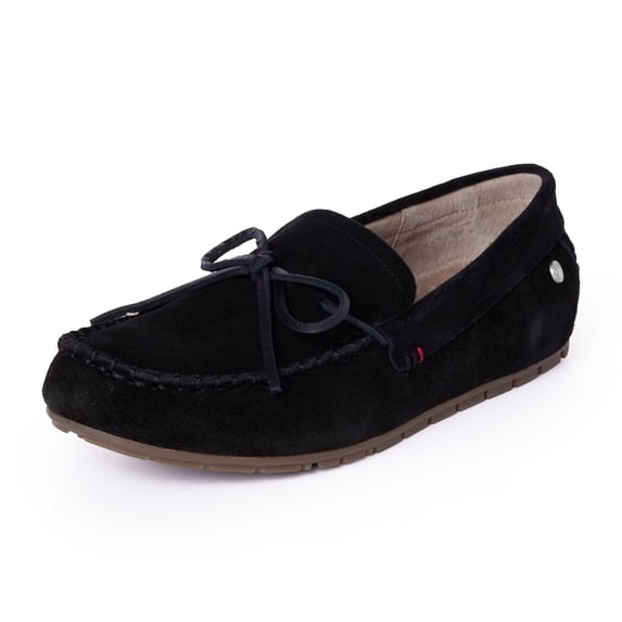 Minnetonka Men's Loafer Moc, Black, Size 10