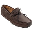 thumbnail image 1 of Minnetonka Men's Moosehide Weekend Moccasin, Chocolate Moose, 10.5 M US, 1 of 5