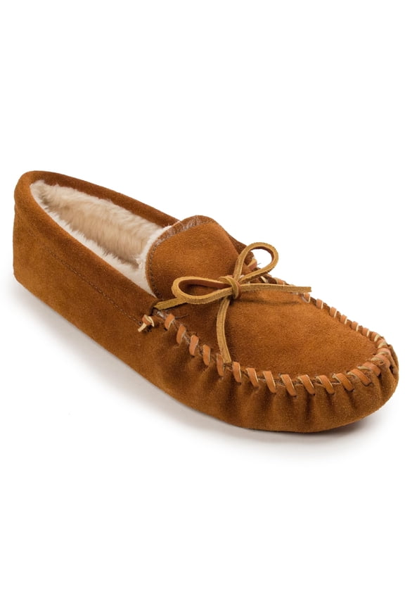 Men's Pile Lined Softsole, Brown, Size 11w