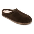 thumbnail image 1 of Minnetonka Men's Taylor Suede Indoor and Outdoor Slippers 7 M Chocolate, 1 of 3