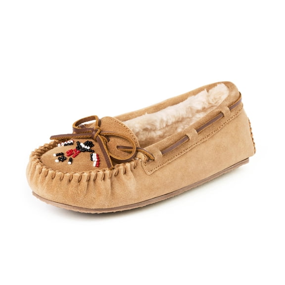 Minnetonka Women's Cally Thunderbird Animikii, Cinnamon, Size 6