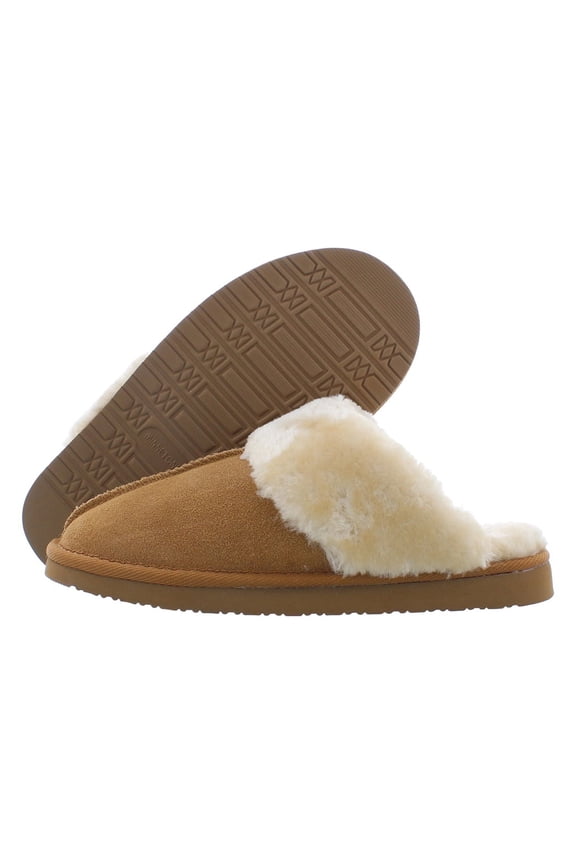 Women's Chesney Scuff Flat,Cinnamon,9 M US