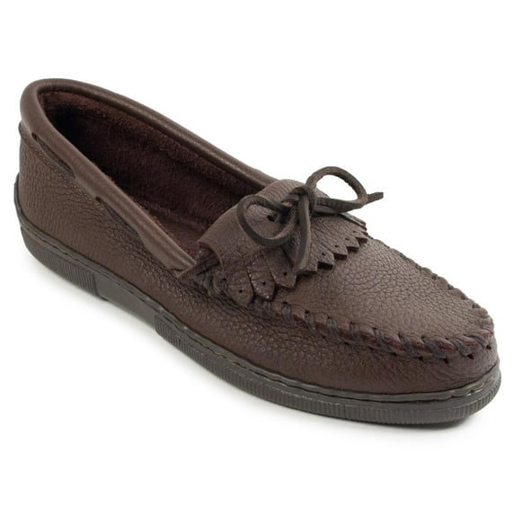 Minnetonka Women's Chocolate Moose Moosehide Fringed Kilty 5 W