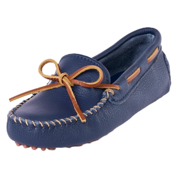 Minnetonka Women's Classic Driver, Navy, Size 6.5