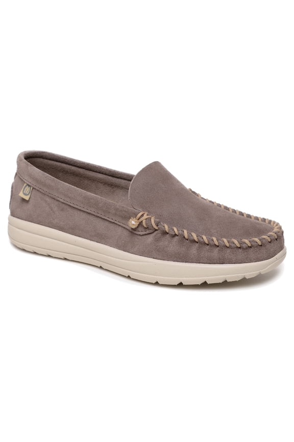 Women's Discover Classic Moccasin, Grey, Size 7.5
