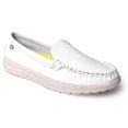 thumbnail image 1 of Minnetonka Women's Discover Deerskin, White, 7 M, 1 of 5