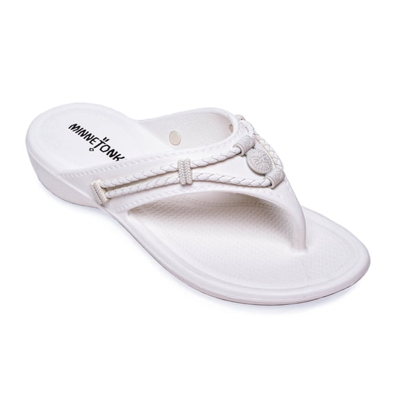 Minnetonka Women's EVA Silverthorne Prism Thong Sandals