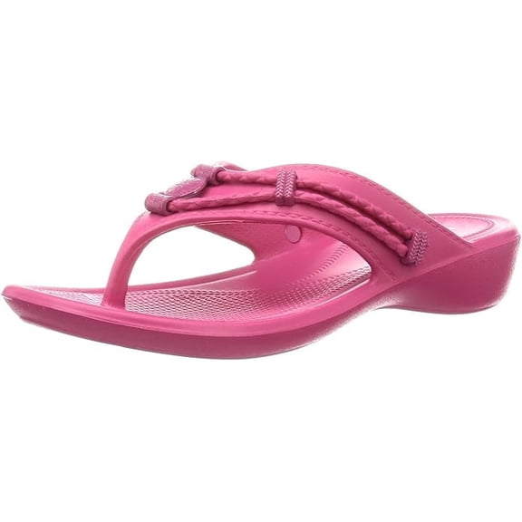 Minnetonka Women's Silverthorne Prism Sandal, Raspberry, 7 M US