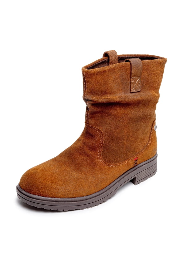 Women's Joli – Ankle Booties with Lug Sole and Cushioned Footbed, Brown, Size 9