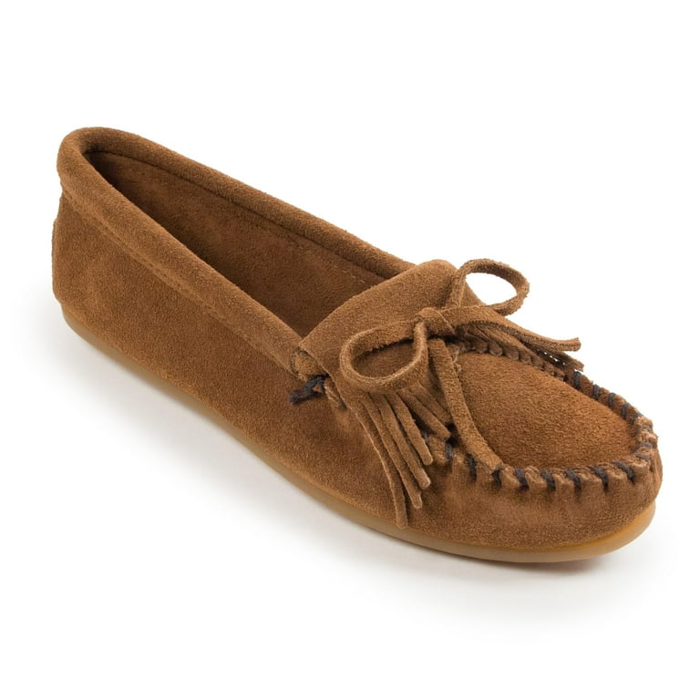 【MINNETONKA】 アルティメットモカシン５ Minnetonka Women's Kilty Moccasin,Dusty Brown,8.5 M US - Walmart.com