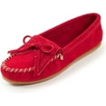 thumbnail image 1 of Minnetonka Women's Kilty Hardsole Moccasins 8.5 M Cherry Red, 1 of 7