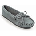 thumbnail image 1 of Minnetonka Women's Kilty Hardsole Moccasins, Storm Blue, 10 W US, 1 of 5