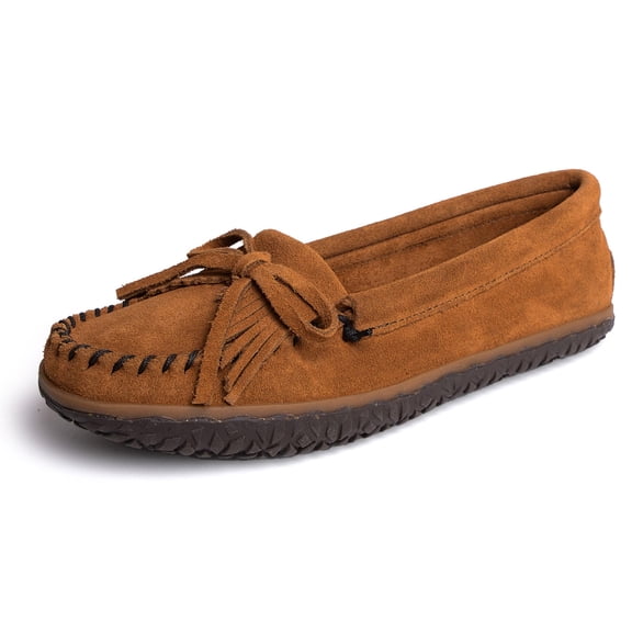 Minnetonka Women's Kilty Tread, Brown, 5.5 M