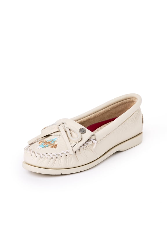 Women's Nizhoni Moc, Off White Cloud, Size 5.5