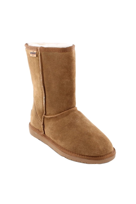 Olympia Women's Suede Leather Boot, Golden Tan, 9