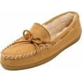 thumbnail image 1 of Minnetonka Women's Hardsole Pile Lined Slipper,Tan,9 M US, 1 of 5