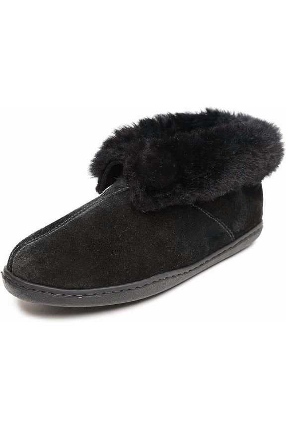 Women's Sheepskin Ankle Boot 10 M Black
