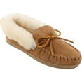 thumbnail image 1 of Minnetonka Women's Suede Alpine Sheepskin Moc Slipper, 1 of 5