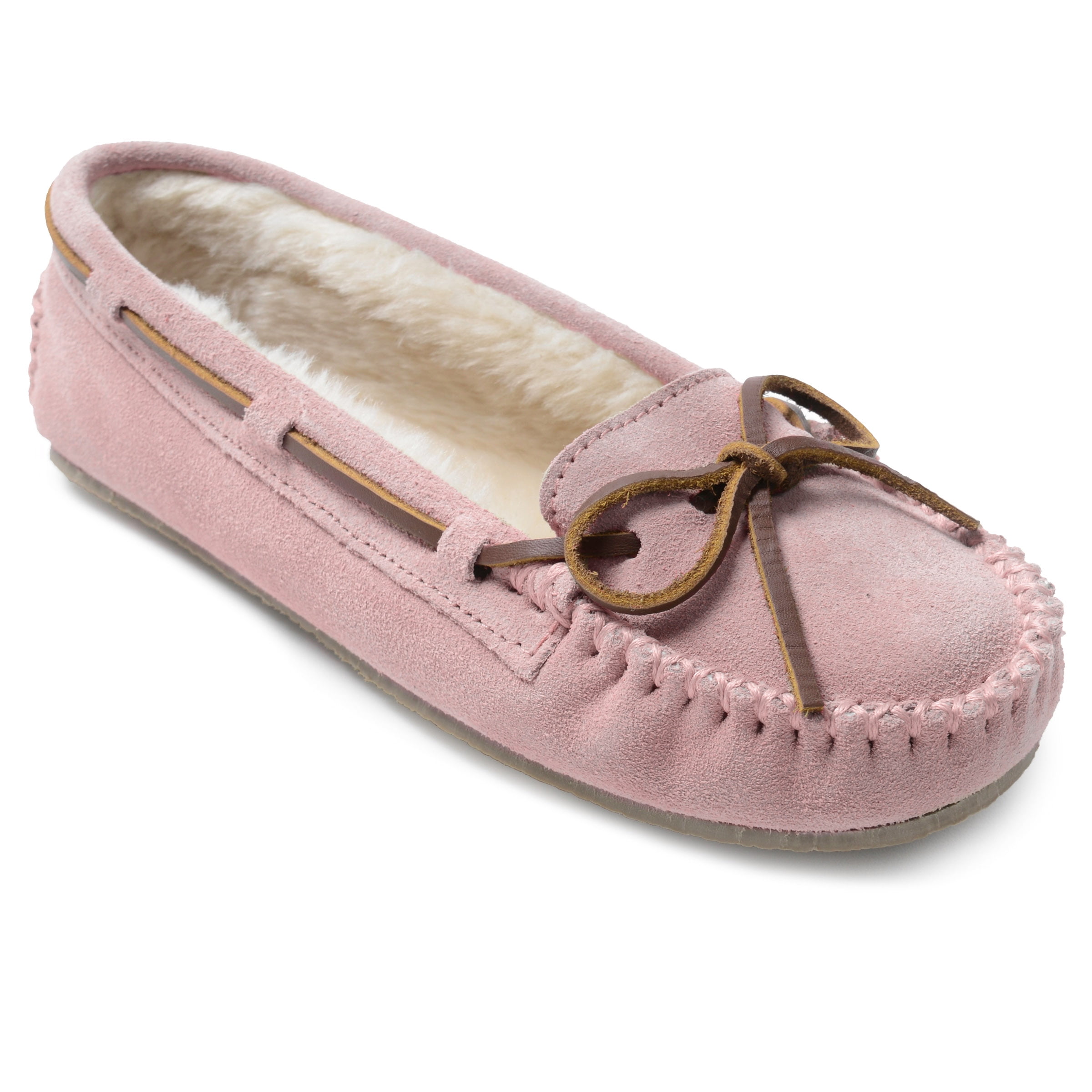 Minnetonka Women's Suede Cally Moccasin Slippers