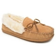 thumbnail image 1 of Minnetonka Women's Suede Camp Collar Moc Bootie Slippers, 1 of 2