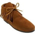 thumbnail image 1 of Minnetonka Women's Classic Fringe Boot,Hardsole Brown,6.5 M US, 1 of 6