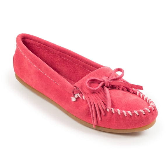 Minnetonka Women's Suede Kilty Moccasins