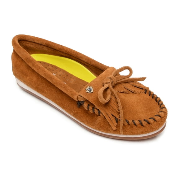 Minnetonka Women's Suede Kilty Plus Moccasin