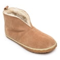 thumbnail image 1 of Minnetonka Women's Tucson Suede Pile-Lined Indoor and Outdoor Bootie Slippers, Cinnamon 9, 1 of 3