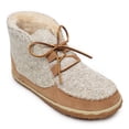 thumbnail image 1 of Minnetonka Women's Textile Torrey Laceup Bootie Slipper, Cinnamon 6, 1 of 3