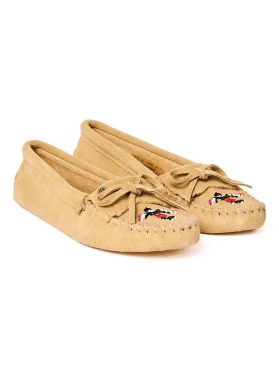 Women's Thunderbird Animikii Soft Leather Sole, Brown, Size 5.5