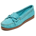thumbnail image 1 of Minnetonka Women's Tie Slip On, Turquoise, Size 7.5, 1 of 5
