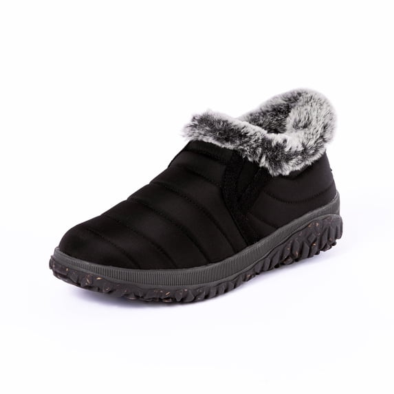 Minnetonka Women's Timpson, Black, Size 6