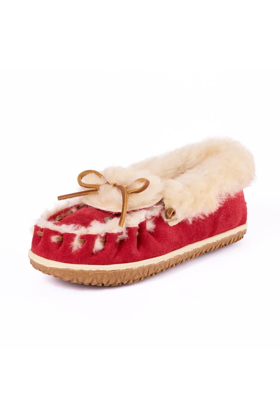 Women's Ultimate Sheepskin Slipper, Red, Size 9
