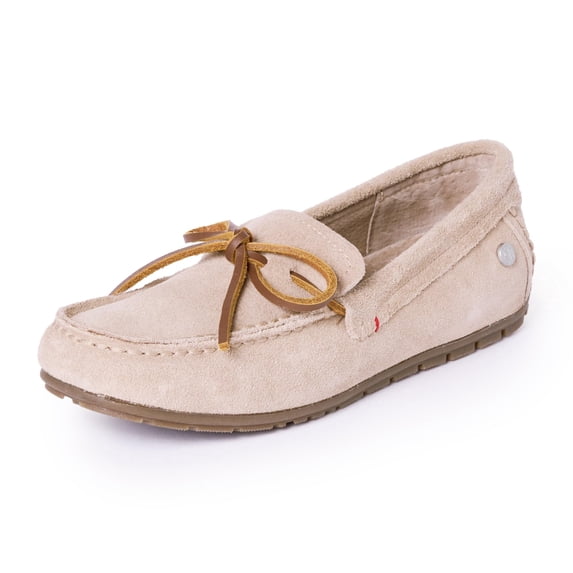 Minnetonka Women's Womens Loafer Moc, Sand, Size 5w