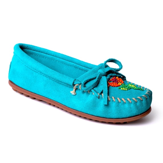 Minnetonka Women's Ziigwan Waabigwan, Turquoise, Size 5