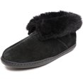thumbnail image 1 of Minnetonka Women's Sheepskin Ankle Boot 7 M Black, 1 of 3