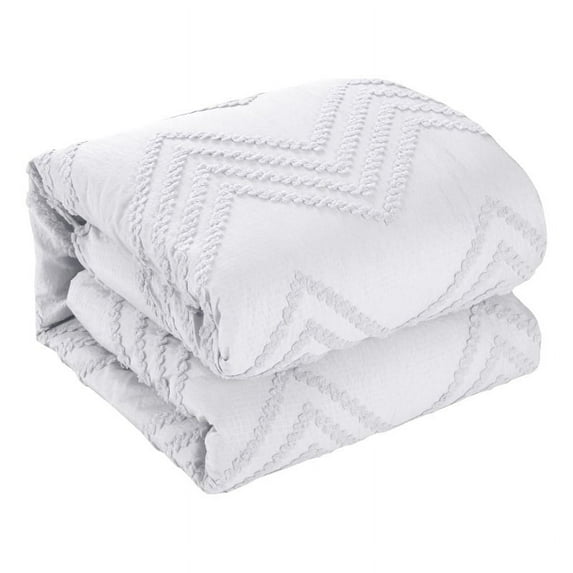 Posh Living Minnie 7pc King/California King Duvet Set White