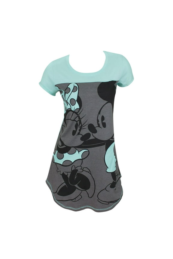Minnie And Mickie Ladies Night Shirt-Large