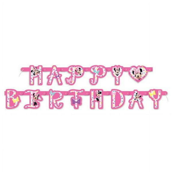 Minnie Bowtique Jointed Banner, 1ct.