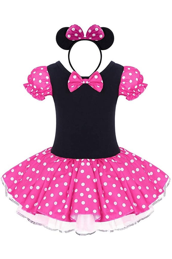 Mini Mouse Female Fancy-Dress Costumes for Toddler, Child 3-4Y