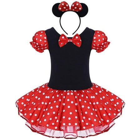 KAWELL Mini Mouse Female Fancy-Dress Costumes for Toddler, Child 12-18 Months