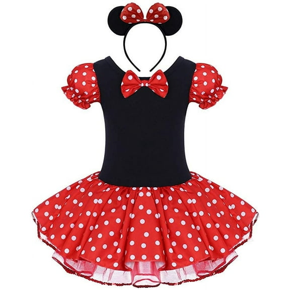KAWELL Mini Mouse Female Fancy-Dress Costumes for Toddler, Child 12-18 Months