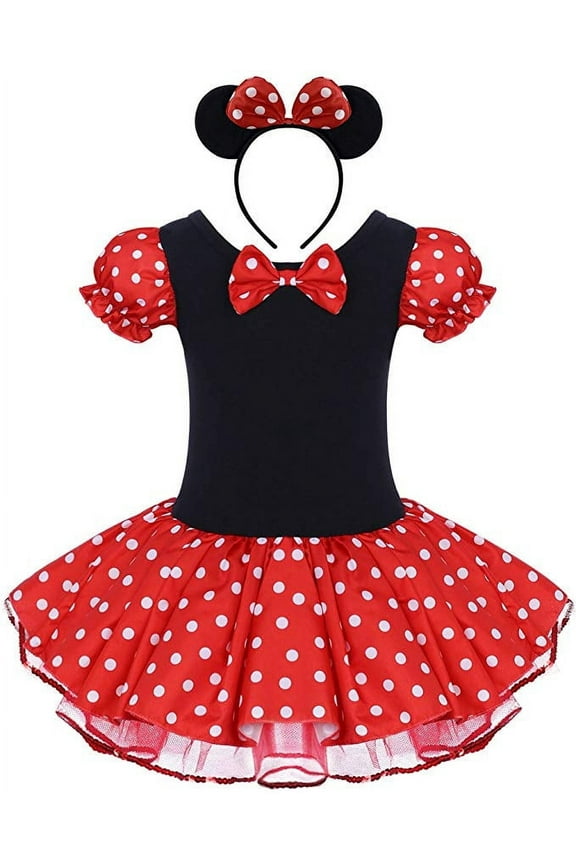 Mini Mouse Female Fancy-Dress Costumes for Toddler, Child 2-3Y
